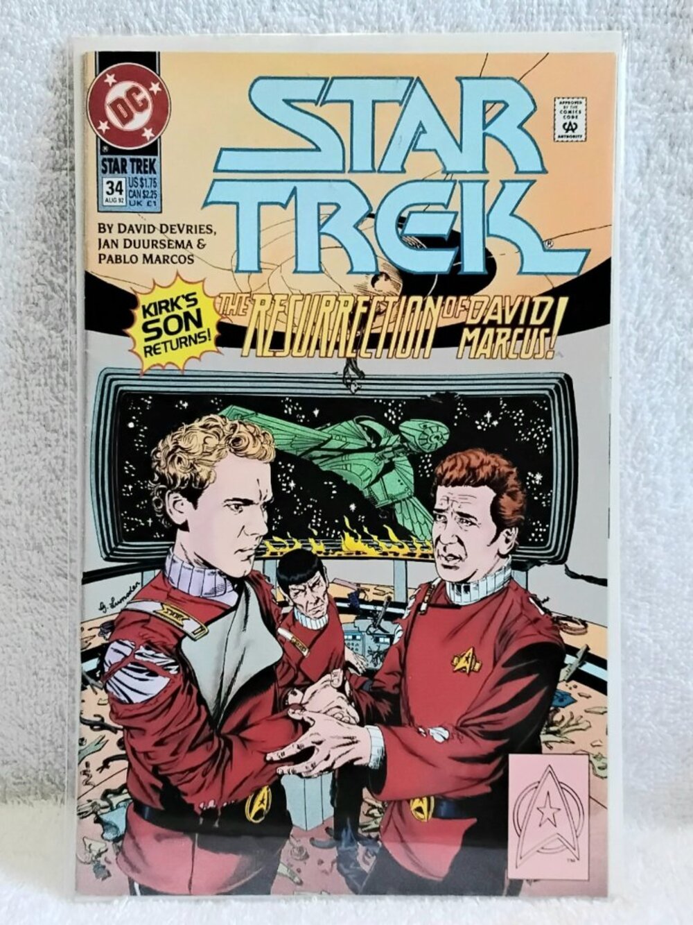 NM/M 1992 Star Trek #34 'Kirks Son Returns' by DC Comics!!